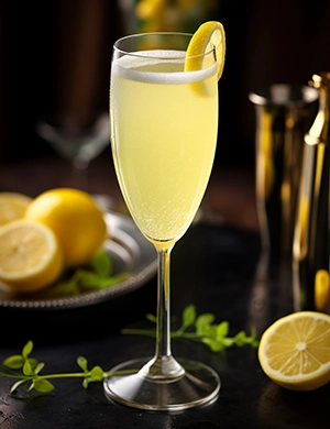 French 75 cocktail