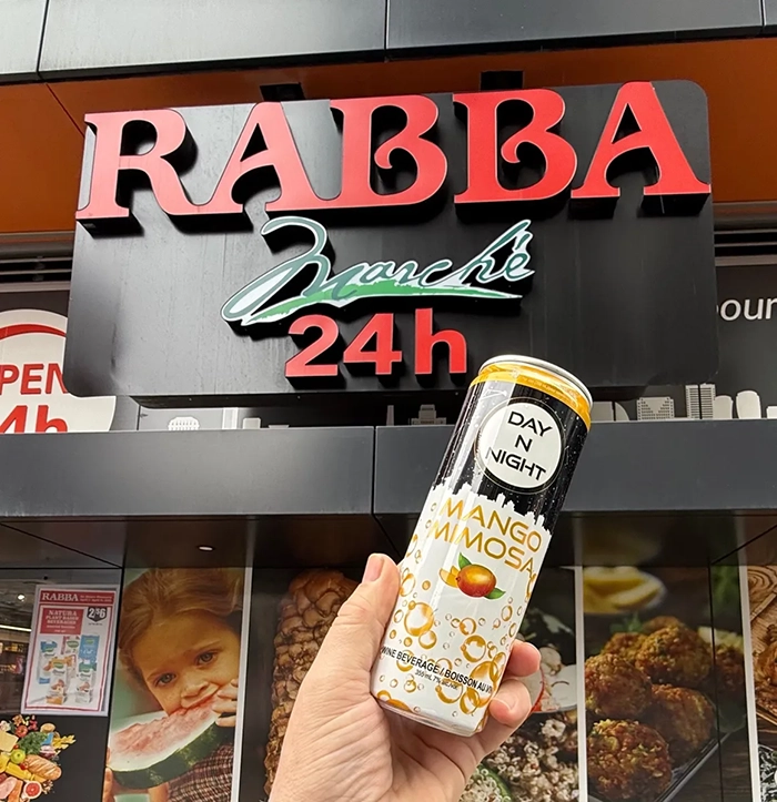 Day N Night Mango Mimosa outside a retailer